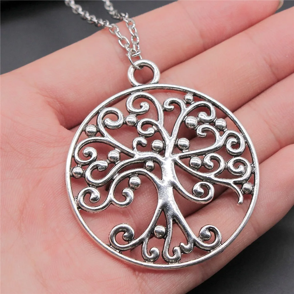 

Ожерелье с подвеской в виде дерева для женщин и мужчин, 2 цвета, 57x50 мм