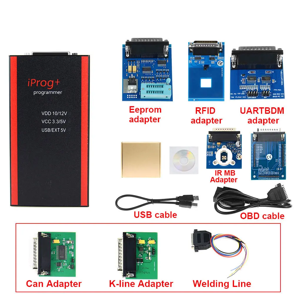 2022 IPROG Pro V87 полный комплект ECU ключ программатор Iprog + Eeprom IMMO Автомагнитола Подушка