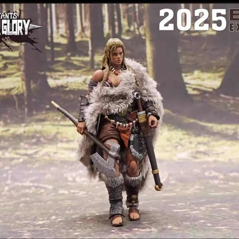Фото В наличии: Коллекционная фигурка Xesray Fight For Glory 1/12, эксклюзивное издание 2025 года, золотая, модель Hildr, аниме, игрушка, подарок №4