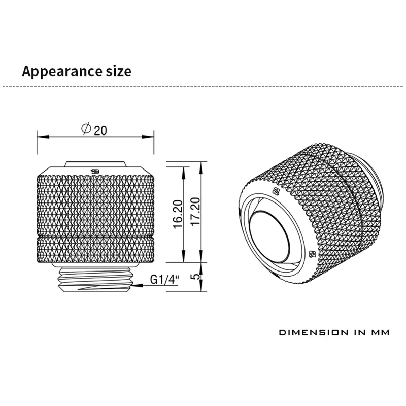 Barrow THKN-3/8-V4 3/8 &quotID*5/8" OD 10x16 мм фитинги для мягких трубок G1/4" удлинительный