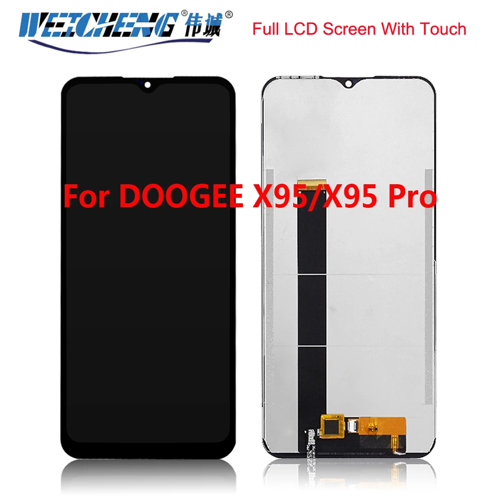 6,52 '100% Оригинальный ЖК-дисплей для Doogee X95, сенсорный экран, дигитайзер, запасные части в сборе для телефона Doogee X95 + Инструменты