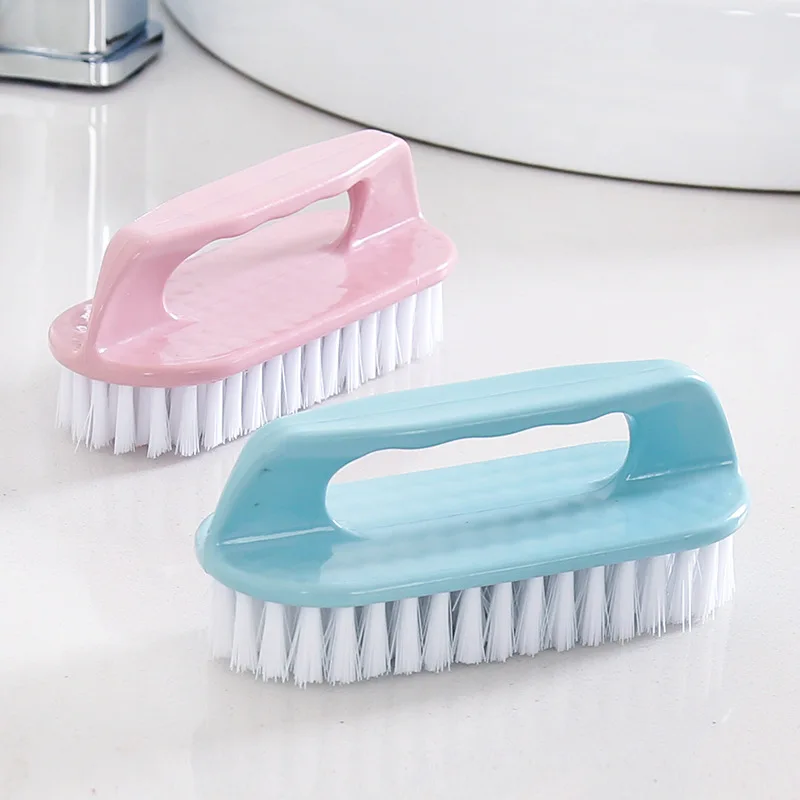

Household Multifunctional Plastic Soft Brush Handle Clothes Shoes Cleaning Brush Non-slip Labor-saving Bathtub Cleaning Brushes