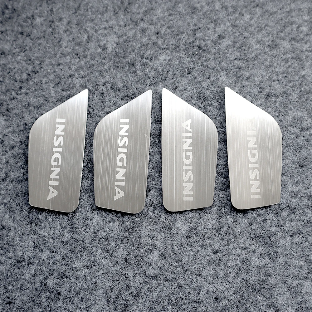 Автомобильные аксессуары, металлические черные внутренние дверные ручки, наклейки для Opel Insignia Vauxhall 2017, 2018, 2019, 2020, 2021, 2022