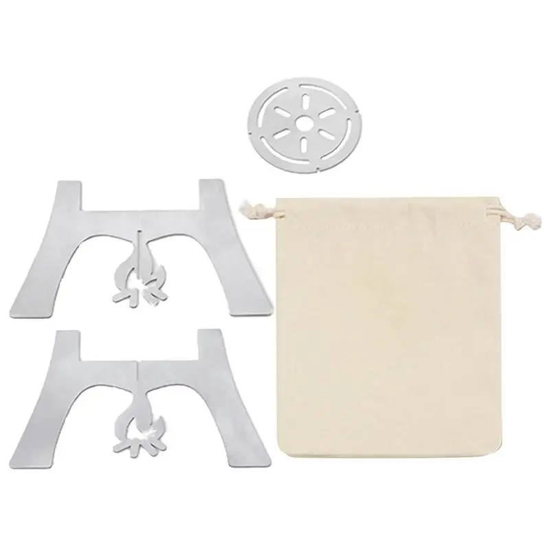 

Stove Stand Folding Camp Stove Stand Camping Backpacking Stove Stand Mini Portable Stove Rack For Hiking Camping