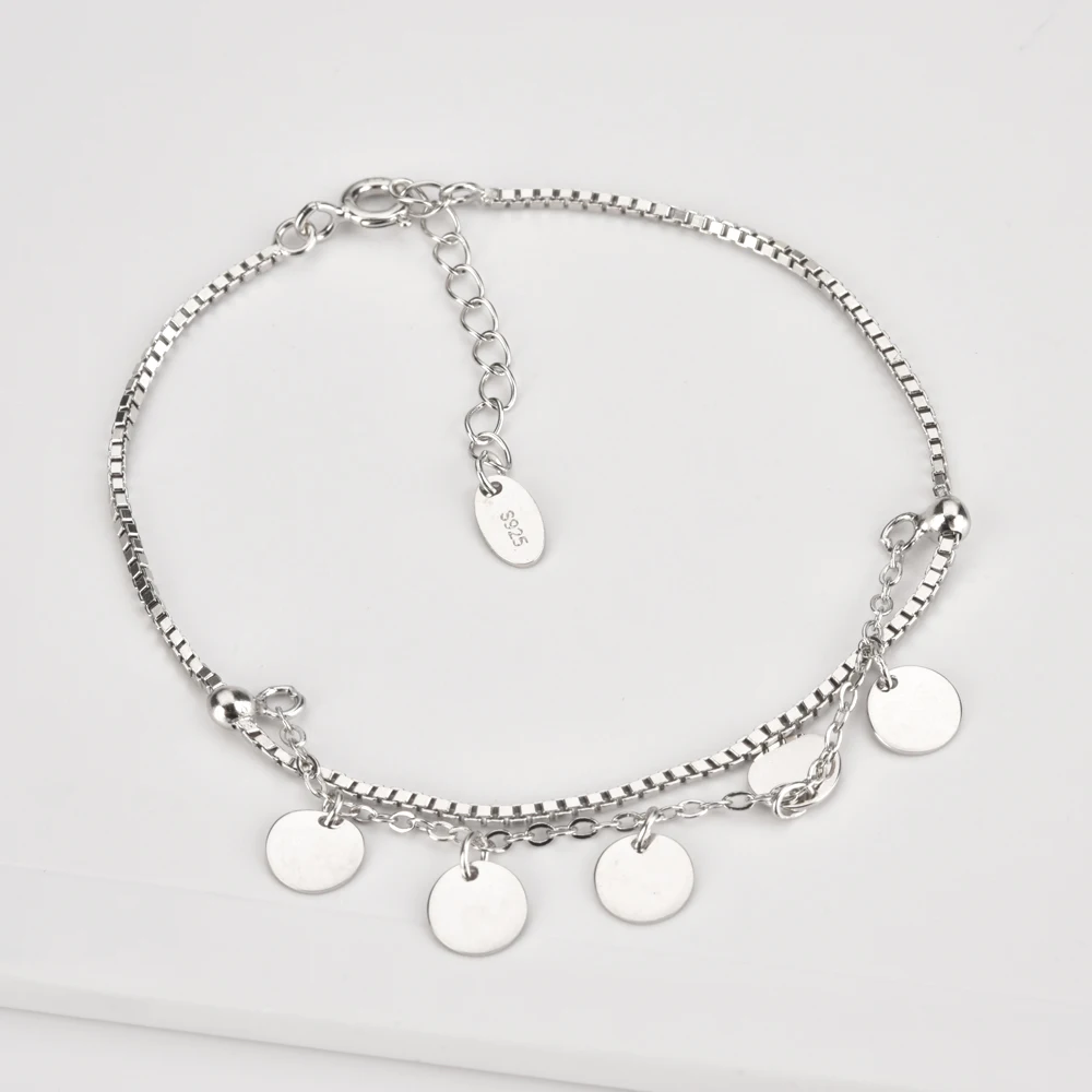 ANDYWEN серебро 925 пробы золотые монеты Женская Драгоценная камня круглые Подвесные