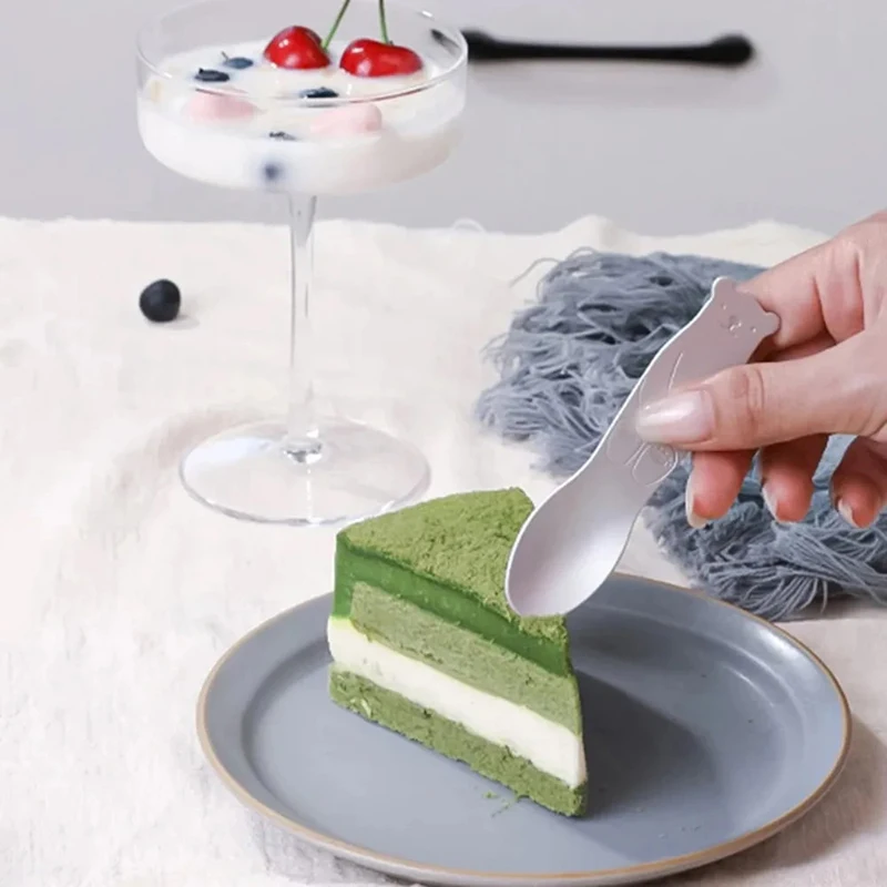 Японская Самотонущаяся Серебряная Десертная Ложка Алюминиевая Креативная Милая