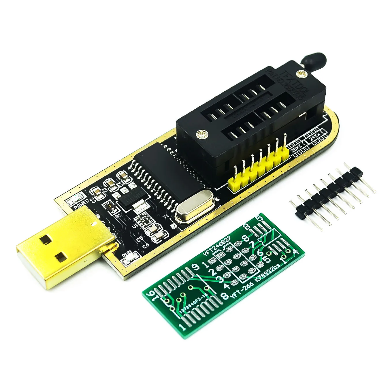 

1PCS CH341A 24 25 Series EEPROM Flash BIOS USB Programmer with Software & Driver