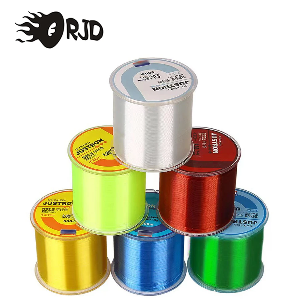 

ORJD 500m Nylon Fishing Line Fluorocarbon Japanese Durable Monofilament String Cord 2-35LB Fishing Wire Track Accessories