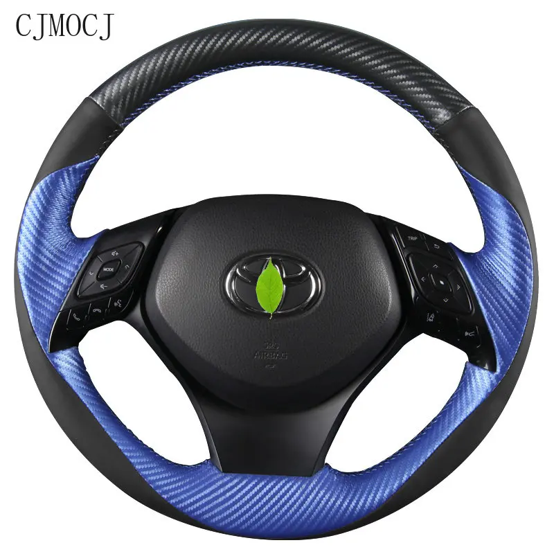 

For Toyota Steering Wheel Cover FJ Cruiser Highlander Crown Prado Corolla Tundra RAV4 Wildlander Cruiser Camry Levin VIOS Avalon