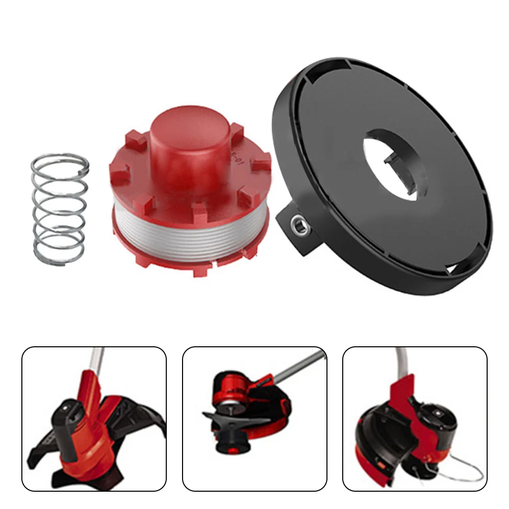 

Trimmer Line + Spool Cap + Spring Kit For Einhell CE-CT 36/30 LI E SOLO AGILLO 36/255 BL Trimmer Spool Line Cap Accessories