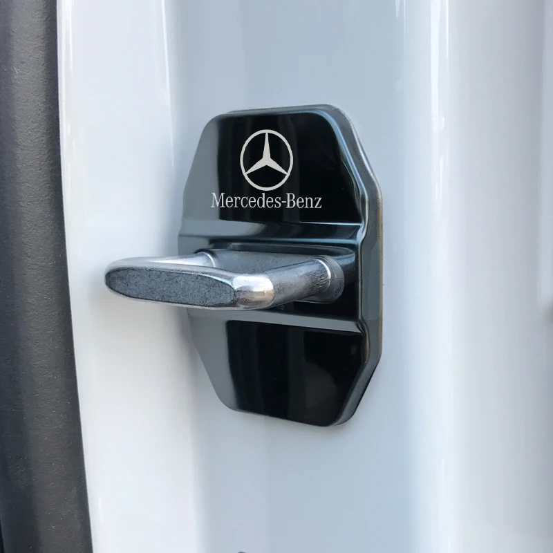 Отделка дверного замка Защитная крышка для Mercedes-Benz AMG W211 W203 W204 W210 W124 W202 CLA W212 W220 W205