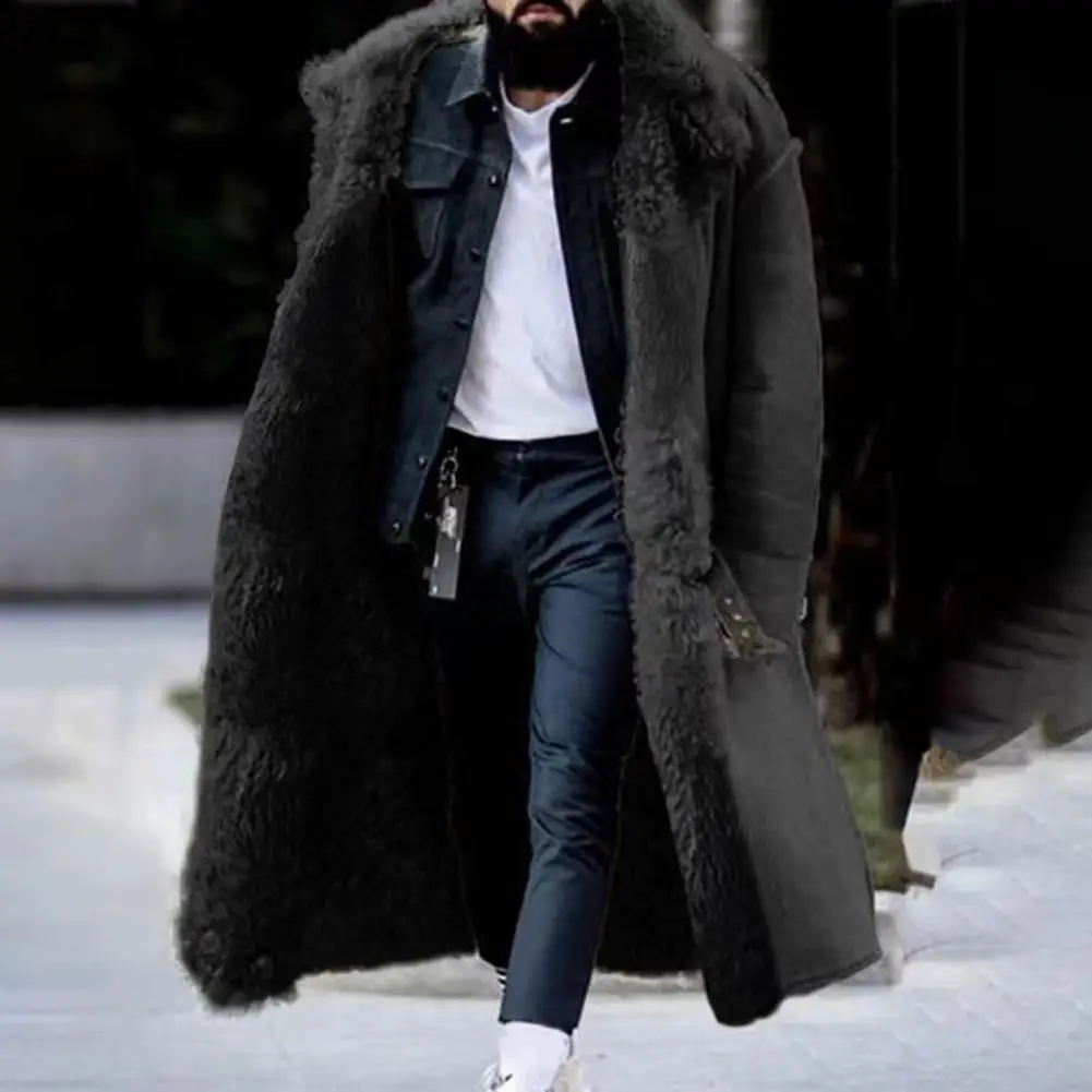 

Windproof Men Coat Cozy Men's Winter Coats Plush Warm Stylish Outerwear for Cold Weather Adventures Winter Men Windbreaker