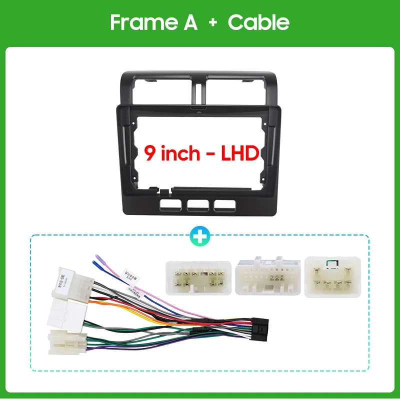 

QSZN для Toyota Carina ST190 1992-1996, автомобильная мультимедийная радиорамка, панель расширения, монтажный кронштейн, адаптер, декодер, кабель Canbus