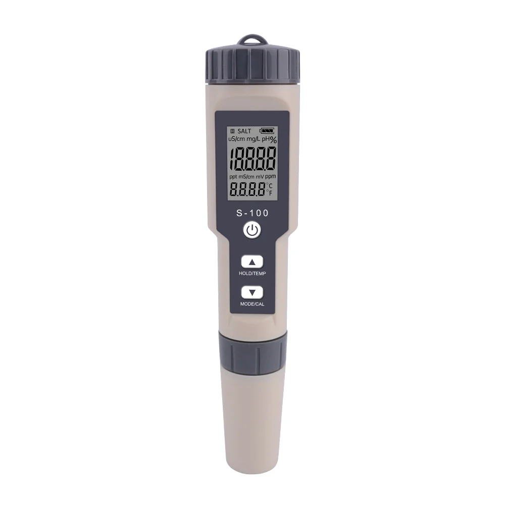 Highly sensitive 4 in 1 water quality meter TDS/EC/Salinity/Temp water quality monitor tester