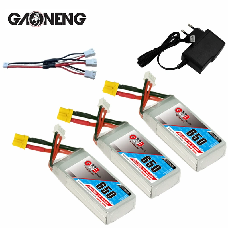 

Зарядное устройство GNB 2S, 7,4 В, 650 мАч, для FPV гоночного дрона, 4 оси, UAV, квадрокоптера, вертолета, дрона, батарея 7,4 В