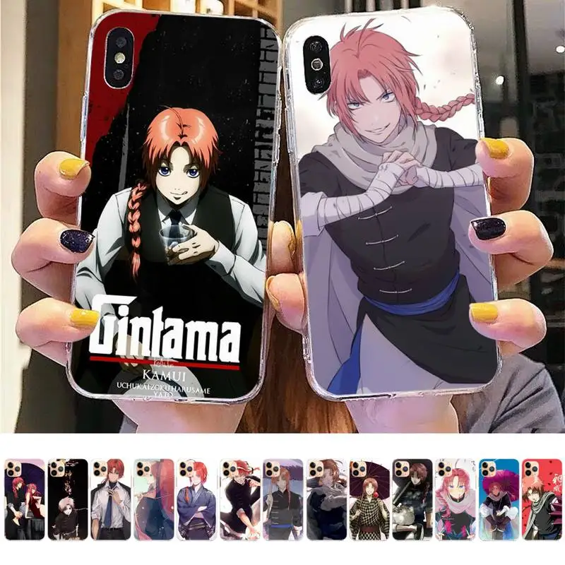 

MaiYaCa Gintama Kamui Phone Case for iPhone 11 12 13 mini pro XS MAX 8 7 6 6S Plus X 5S SE 2020 XR cover
