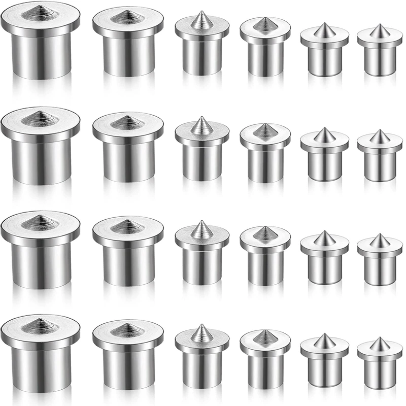 

24Pcs Dowel And Tenon Center Transfer Plugs Doweling Centering Pins Transfer Plugs Drill Hole Tool For Woodworking Tool