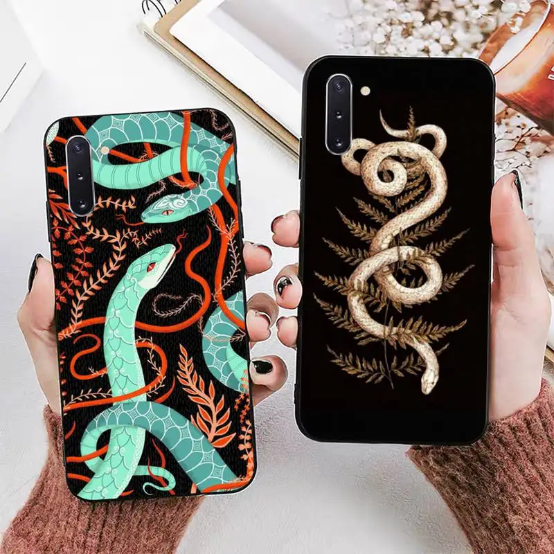 

snake Phone Case for Samsung Note 5 7 8 9 10 20 pro plus lite ultra A21 12 72