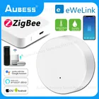 Датчик температуры и влажности Aubess ZigBee, умный комнатный термометр для Alexa Google Home eWeLink с управлением через приложение