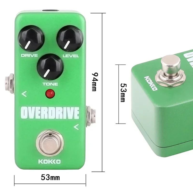 Педаль Для Гитары KOKKO Overdrive С Эффектами Natural Tube True Bypass FOD3 Аксессуары