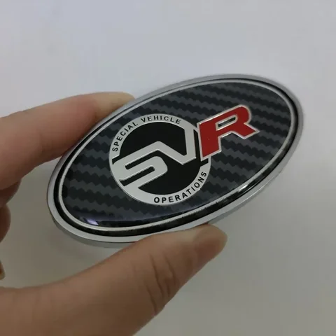 3D логотип SVR, автомобильная эмблема, значок, наклейки для Land Range Rover Discovery OVERFINCH SVR, Спортивная наклейка, автомобильные аксессуары