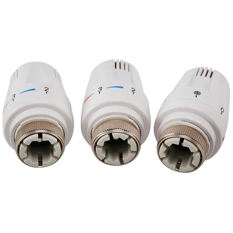 

3 шт. термостатный клапан радиатора TRV, термостатический головной радиатор M30 X 1,5, клапан радиатора, Сменная головка, клапан радиатора