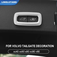 for volvo xc90 xc40 xc60 s90 v90 interior modified trunk button decoration stickers accessories car accessories