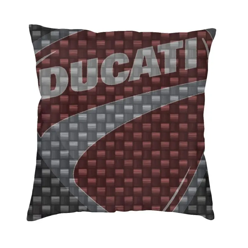 

Декоративная квадратная итальянская подушка для диванных подушек Ducati Racing, 40x40 см
