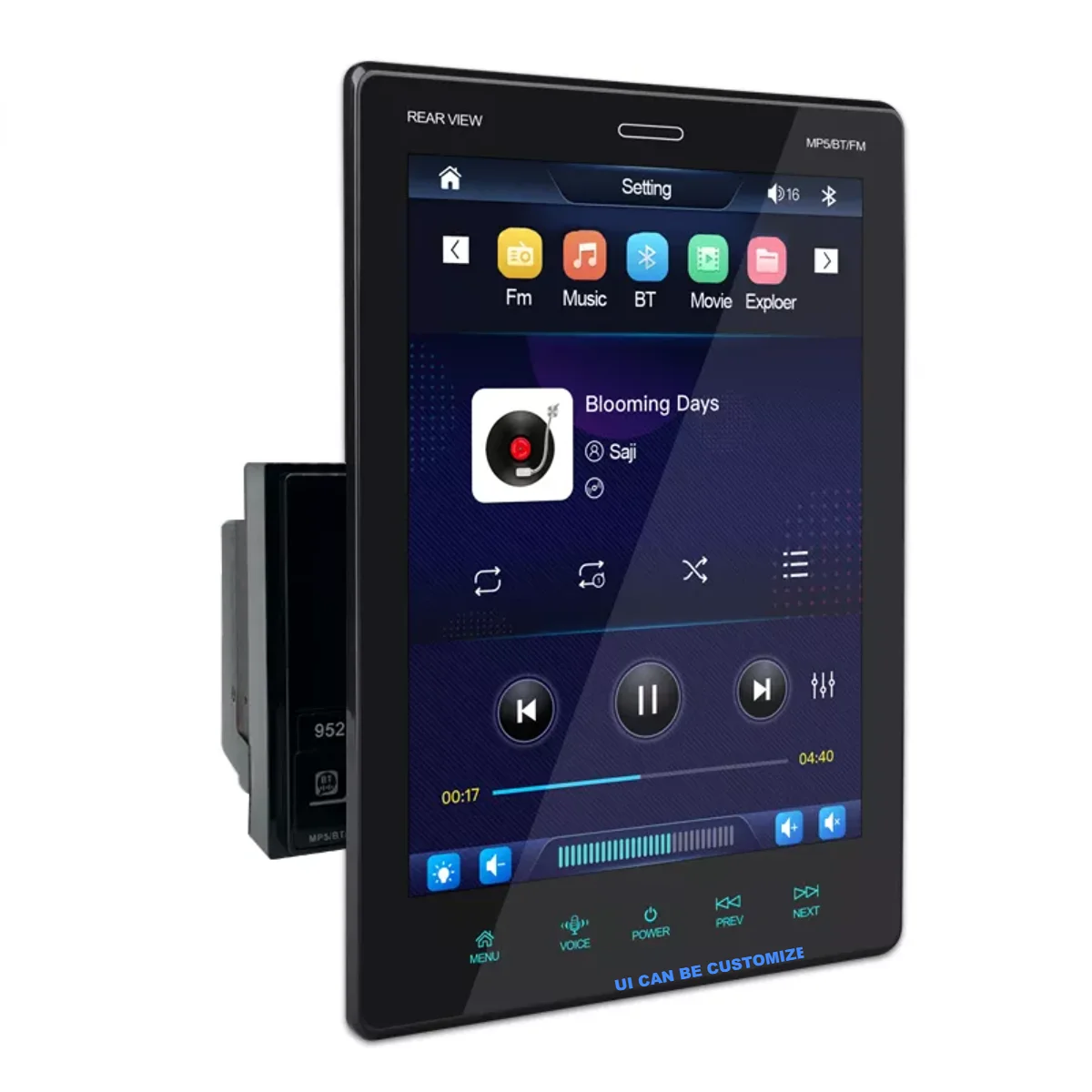 

Car Stereo Vertical Screen 9.5 Inch 2Din Car MP5 Radio With Full Touch Screen Car Video Player