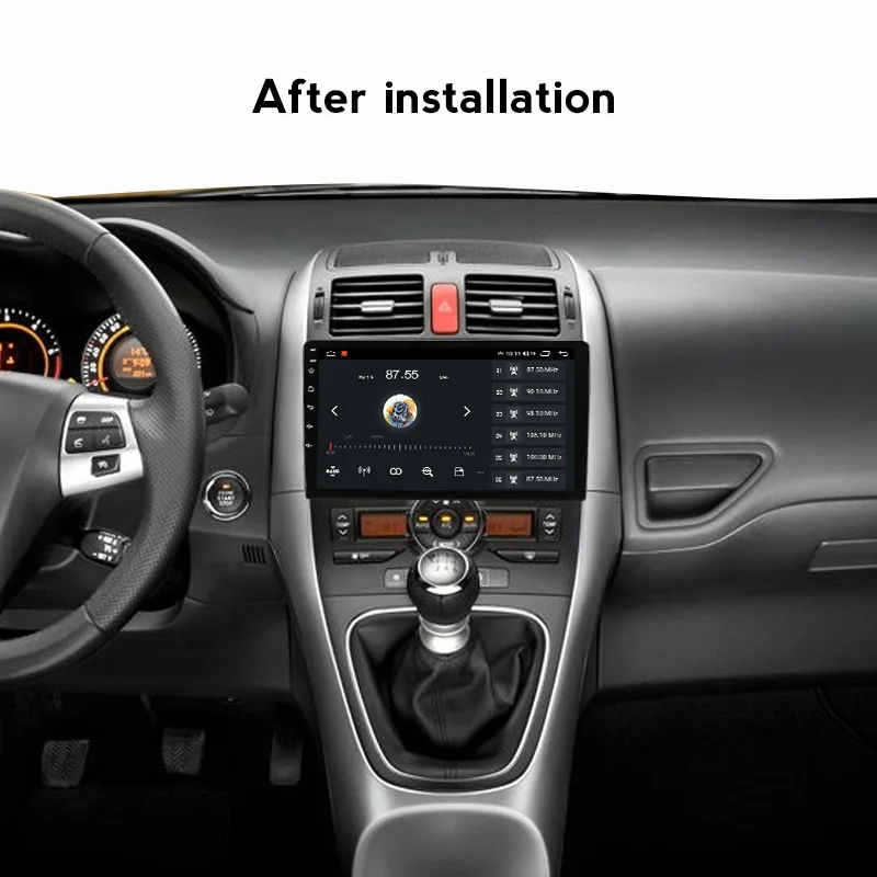 Автомагнитола на Android 11 9 дюймов 8 + 128 ГГц для Toyota Auris 2006-2011 мультимедийный плеер