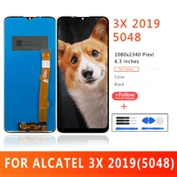 6 52inch display for alcatel 3x 2019 5048 5048y 5048a 5048y_eea 5048i 5048u_eea touch screen for alcatel 3x 2019 lcd replacement
