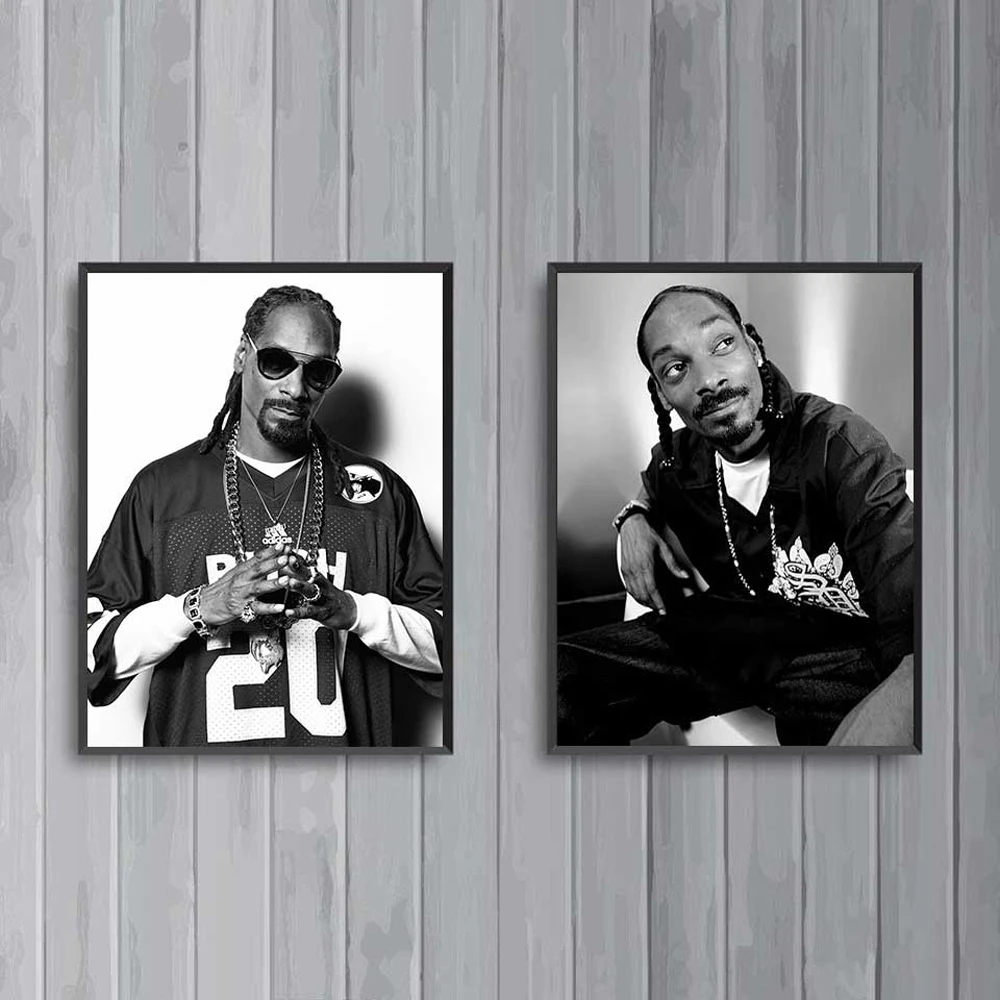 

Snoop Dogg Poster Singer Star Music Prints Wall Art Gangsta Rap Hip Hop Rapper Posters Wall Pictures For Living Room Home Decor