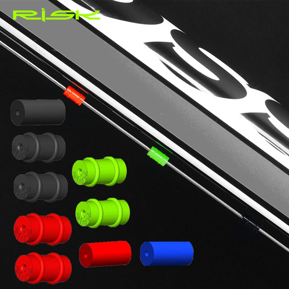 

10pcs Silica Bicycle Cable Cover Cable Protector Housing Plug MTB Road Bike Brake Shifter Cable Nightlight Protector Ring Ultral