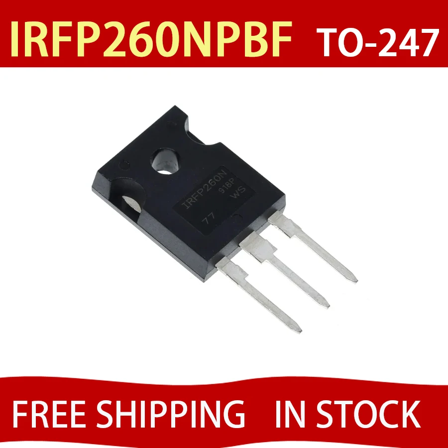 

5pcs IRFP260NPBF TO-247 IRFP260N TO247 IRFP260 TO-3P new MOS FET transistor Free Shipping