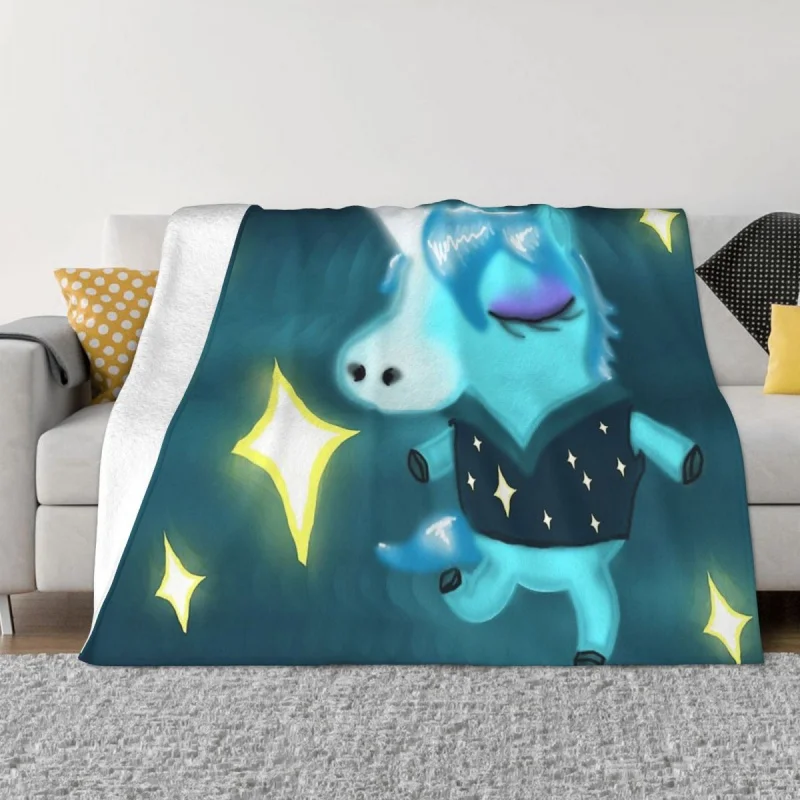 

Animal Crossing New Horizons Blanket Flannel Spring Autumn Julian InA Dream Warm ThrowsFor WinterEdding