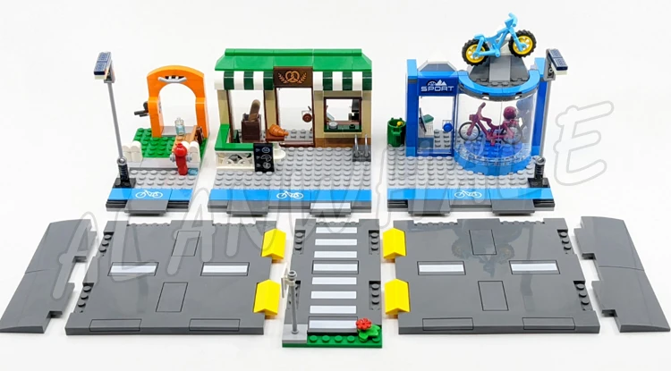 553 шт. городские покупки уличные пекарни велосипедный магазин парк грузовой