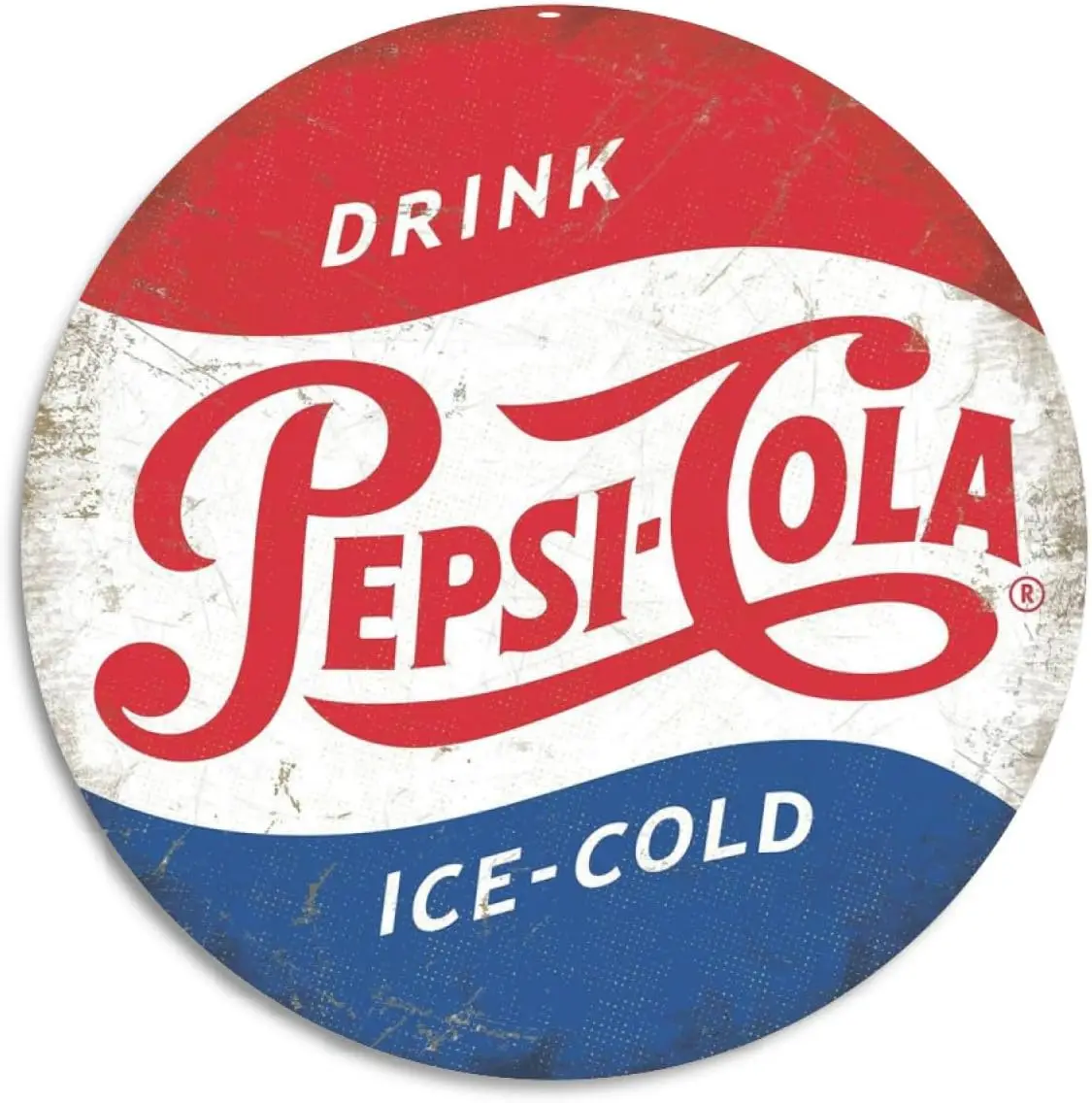 Vigne Drink Ice-Cold Cola круглые металлические жестяные вывески винтажный настенный декор