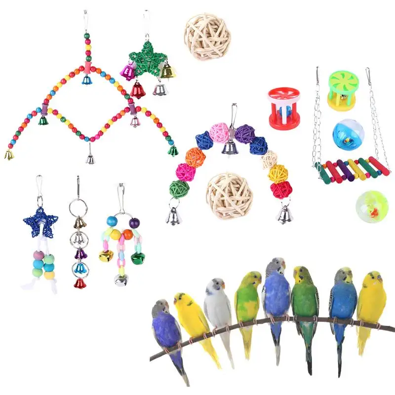 

Игрушка-жевательная попугай, игрушка-попугай, клетка-попугай, аксессуары, красочные жевательные игрушки, игрушка-качели, натуральная подст...