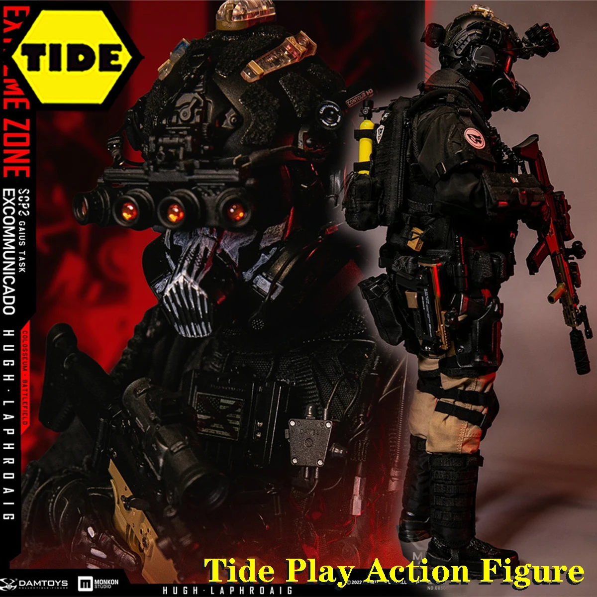 

2023 Q4 Damtoys EBS002 1/6 EXTREME ZONE Agent Hugh Laphroaig Model Full Set 12'' Action Figure Doll Fans Gifts Collectible Toys