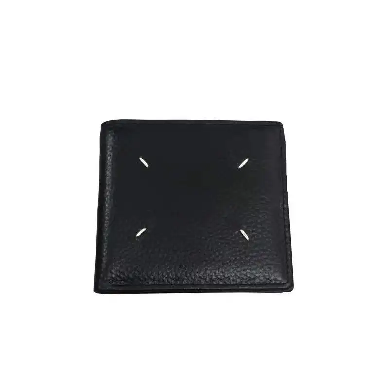 Margiela Wallets Men Women 22SS Luxury Brand MM6 Top Layer Cowhide Multi Card Slot Simple Logo Fashion Coin Purse Business