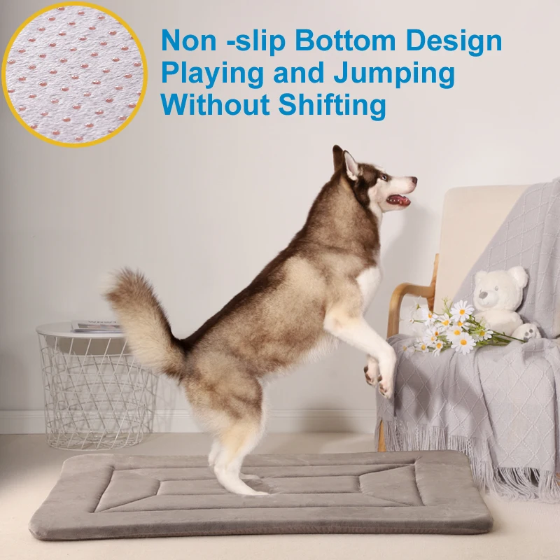 Скидка Кровать для домашних животных Hero Dog, большой мягкий коврик для сна для щенков, большая подушка, матрас, нескользящий коврик для конуры