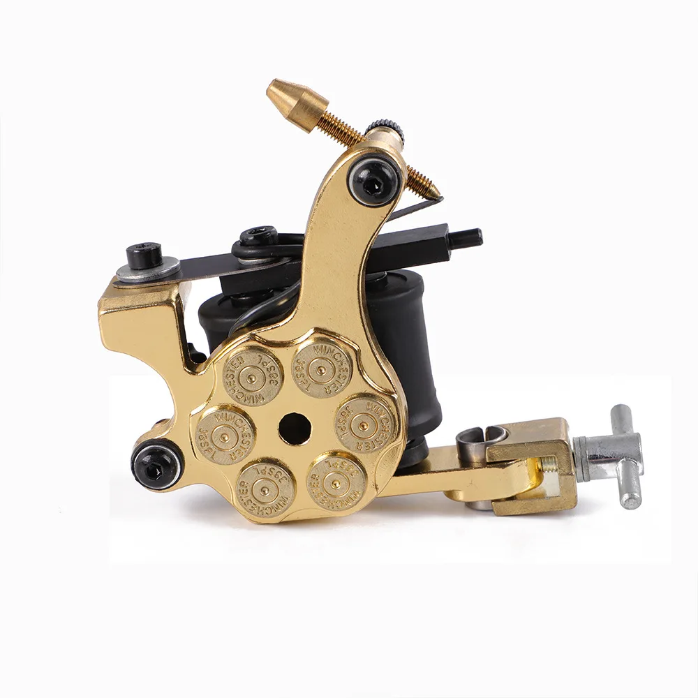 

Wholesale high quality Shader spray tattoo coil machine for needles cartridges Solong liner cutting Zinc Alloy Plating