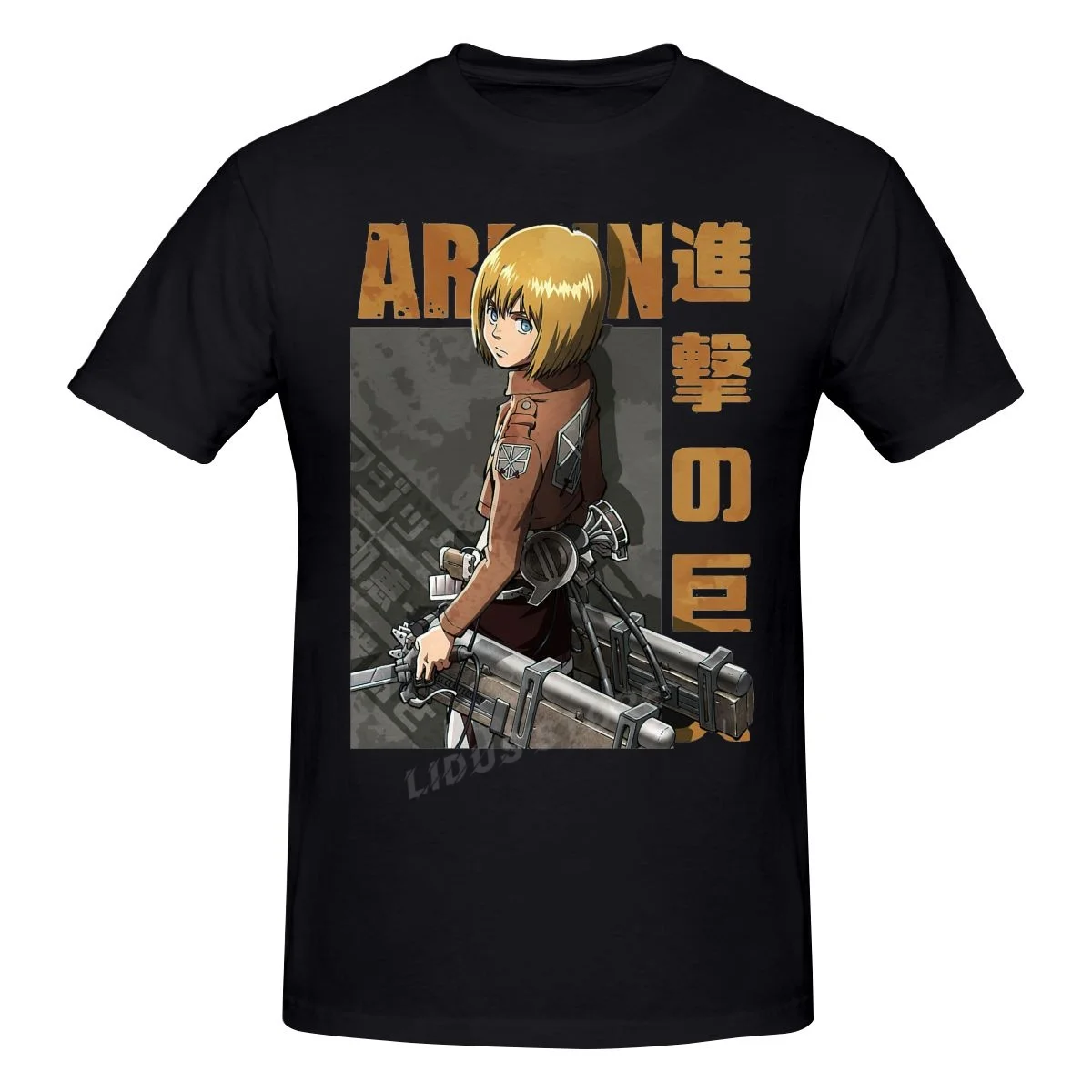 

Shingeki No Kyojin Armin Arlert Attack On Titan T shirt Harajuku Short Sleeve T-shirt 100% Cotton Graphics Tshirt Brands Tee Top