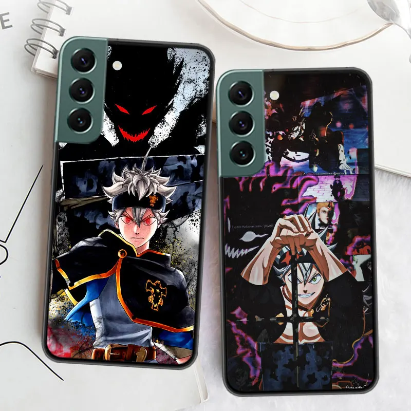 Animation Black Clover ASTA Phone Case For Samsung Galaxy Note 20 Ultra 10 Lite 9 8 M11 M12 M21 M30S M31S M32 M51 M52 J8 J6 J4 P