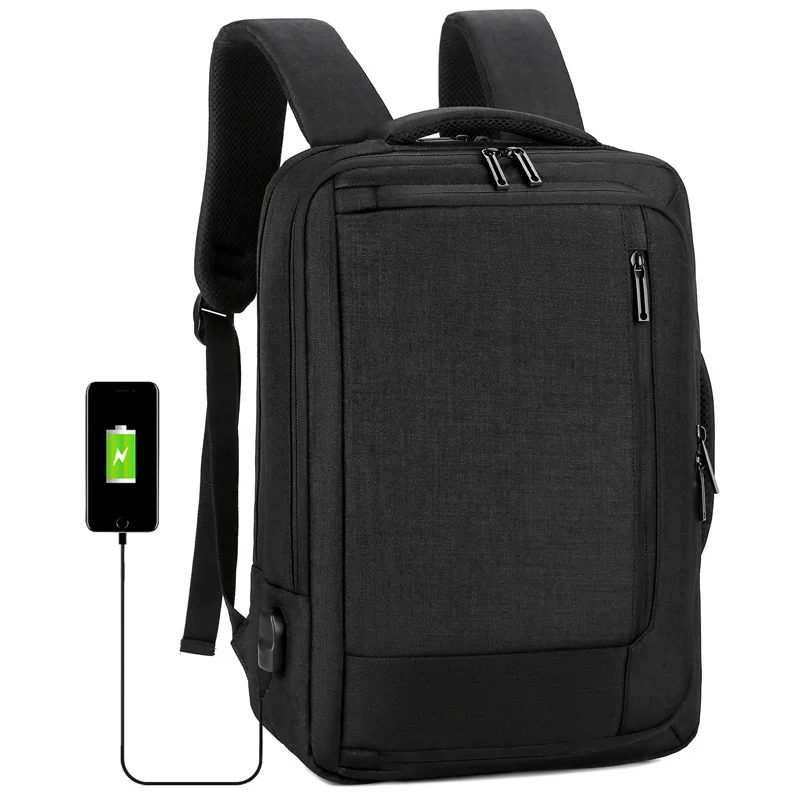 

2022 New Waterproof Backpack USB Backpack Inch Portable Business Backpack Men's Backpack Bag Large Capacity Men's Backpack