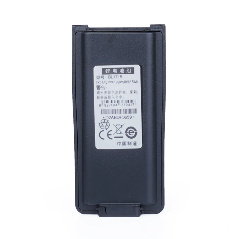 

Walkie Talkie Battery BL1718 1700mAh Applicable To Walkie Talkie Hytera TC3000G/TC700G/TC720S Two Way Radio Battery Accesories