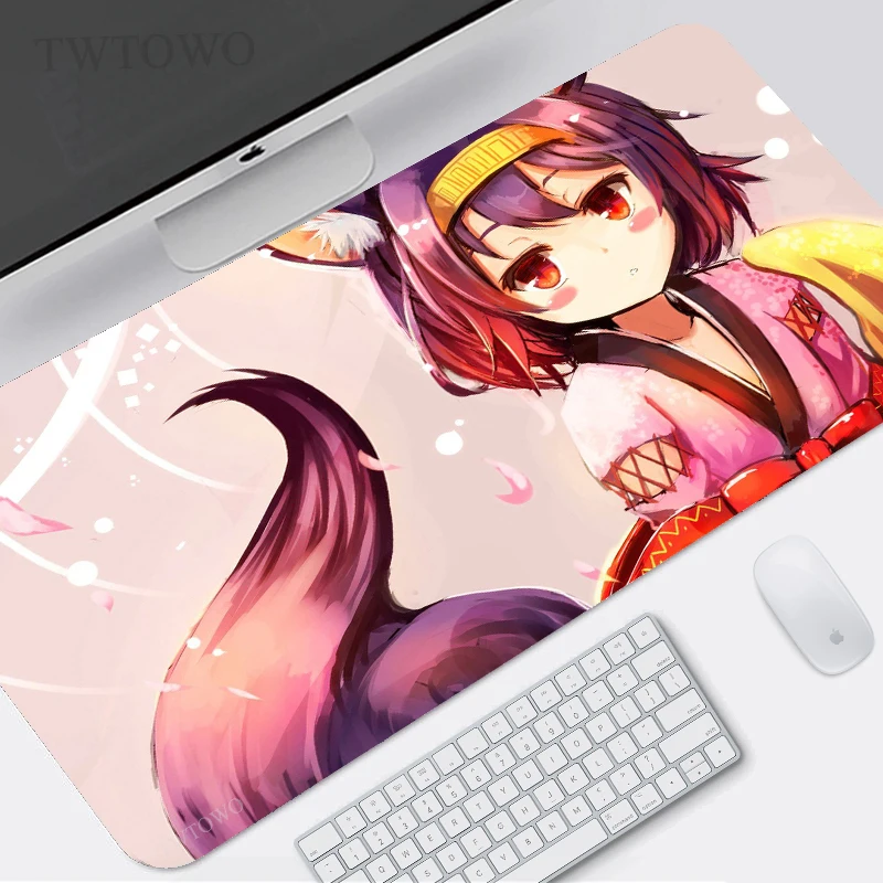 

Игровой коврик для мыши No Game No Life XL, большой домашний компьютерный коврик для мыши XXL, коврики для мыши, офисный ковер, Настольный коврик для мыши, коврик для мыши