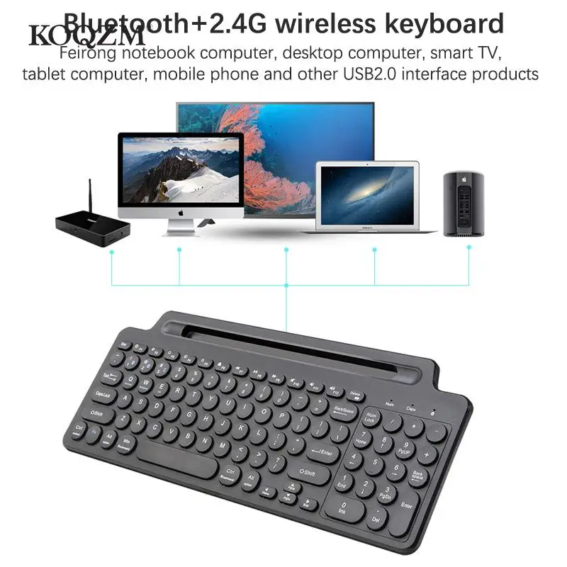

Беспроводная Bluetooth-клавиатура с сенсорной панелью, 2,4 ГГц