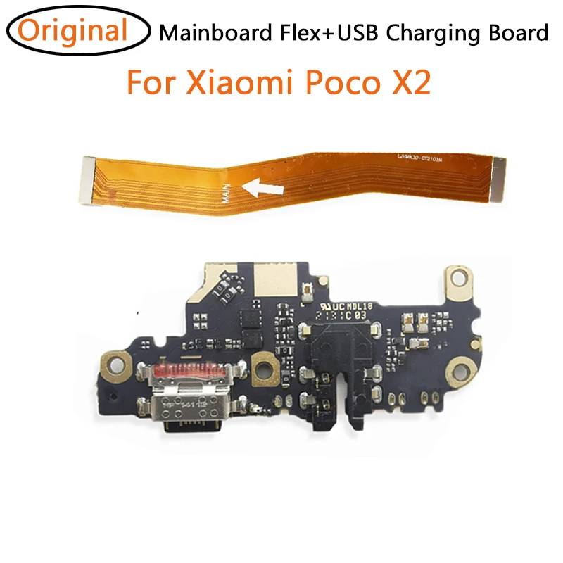 

Original For Xiaomi Poco X2 USB Charging Port Dock Charger Board MainBoard Motherboard Connector Flex Cable