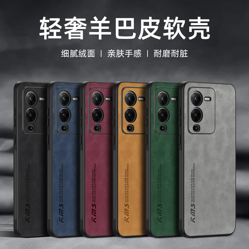 Роскошный оригинальный кожаный противоударный чехол для VIVO S15E S15 E защитный